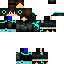 Minecraft skin texture, 64x64 pixels