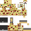 Minecraft skin texture, 64x64 pixels