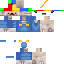 Minecraft skin texture, 64x64 pixels