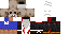 Minecraft skin texture, 64x32 legacy pixels