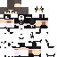 Minecraft skin texture, 64x64 pixels