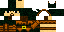 Minecraft skin texture, 64x32 legacy pixels