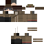 Minecraft skin texture, 64x64 pixels