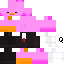Minecraft skin texture, 64x64 pixels