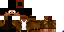 Minecraft skin texture, 64x32 legacy pixels