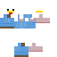 Minecraft skin texture, 64x64 pixels