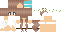 Minecraft skin texture, 64x32 legacy pixels