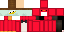 Minecraft skin texture, 64x32 legacy pixels