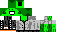 Minecraft skin texture, 64x32 legacy pixels