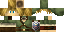 Minecraft skin texture, 64x32 legacy pixels