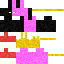 Minecraft skin texture, 64x64 pixels