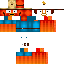 Minecraft skin texture, 64x64 pixels
