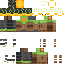 Minecraft skin texture, 64x64 pixels