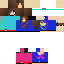 Minecraft skin texture, 64x64 pixels