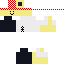 Minecraft skin texture, 64x64 pixels
