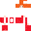 Minecraft skin texture, 64x64 pixels