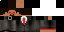 Minecraft skin texture, 64x32 legacy pixels