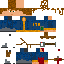 Minecraft skin texture, 64x64 pixels