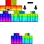 Minecraft skin texture, 64x64 pixels