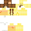 Minecraft skin texture, 64x64 pixels