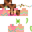 Minecraft skin texture, 64x64 pixels