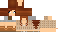 Minecraft skin texture, 64x32 legacy pixels