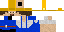 Minecraft skin texture, 64x32 legacy pixels