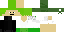 Minecraft skin texture, 64x32 legacy pixels