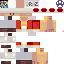 Minecraft skin texture, 64x64 pixels
