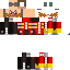 Minecraft skin texture, 64x64 pixels