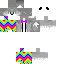 Minecraft skin texture, 64x64 pixels
