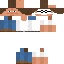 Minecraft skin texture, 64x64 pixels