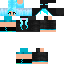 Minecraft skin texture, 64x64 pixels
