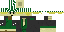 Minecraft skin texture, 64x32 legacy pixels