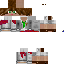 Minecraft skin texture, 64x64 pixels
