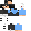 Minecraft skin texture, 64x64 pixels