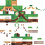 Minecraft skin texture, 64x64 pixels