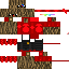Minecraft skin texture, 64x64 pixels