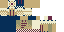 Minecraft skin texture, 64x32 legacy pixels