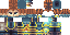 Minecraft skin texture, 64x32 legacy pixels