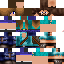 Minecraft skin texture, 64x64 pixels