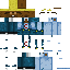 Minecraft skin texture, 64x64 pixels