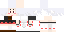 Minecraft skin texture, 64x32 legacy pixels