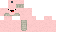 Minecraft skin texture, 64x32 legacy pixels