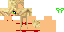 Minecraft skin texture, 64x32 legacy pixels