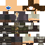 Minecraft skin texture, 64x64 pixels