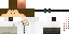 Minecraft skin texture, 64x32 legacy pixels