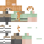 Minecraft skin texture, 64x64 pixels