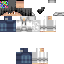 Minecraft skin texture, 64x64 pixels
