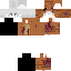 Minecraft skin texture, 64x64 pixels